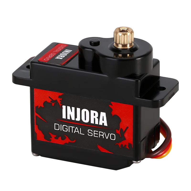 [US Warehouse] INJORA INS012G 12g Digital Servo with Mount & 15T Metal Horn for Axial SCX24 AX24 - Image 5
