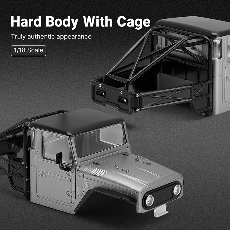 INJORA IR40-18 Half Truck Body for 1/18 TRX4M Defender Bronco - Image 10