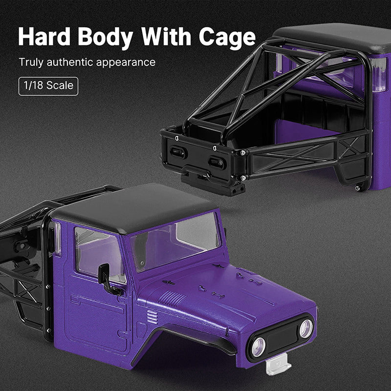 INJORA IR40-18 Half Truck Body for 1/18 TRX4M Defender Bronco - Image 18