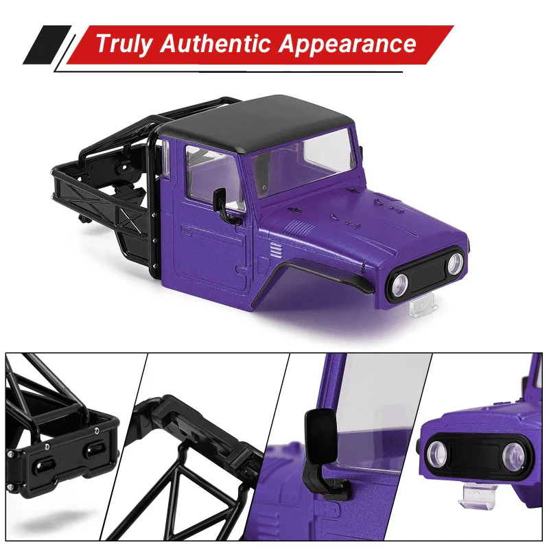INJORA IR40-18 Half Truck Body for 1/18 TRX4M Defender Bronco - Image 22
