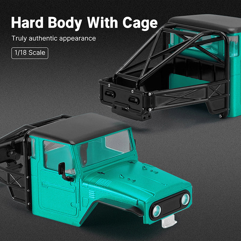 INJORA IR40-18 Half Truck Body for 1/18 TRX4M Defender Bronco - Image 26