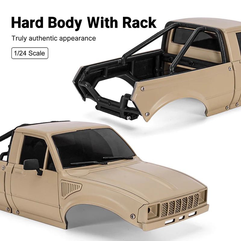 INJORA IR60-24 Pickup Hard Body for 1/24 SCX24 - Image 12
