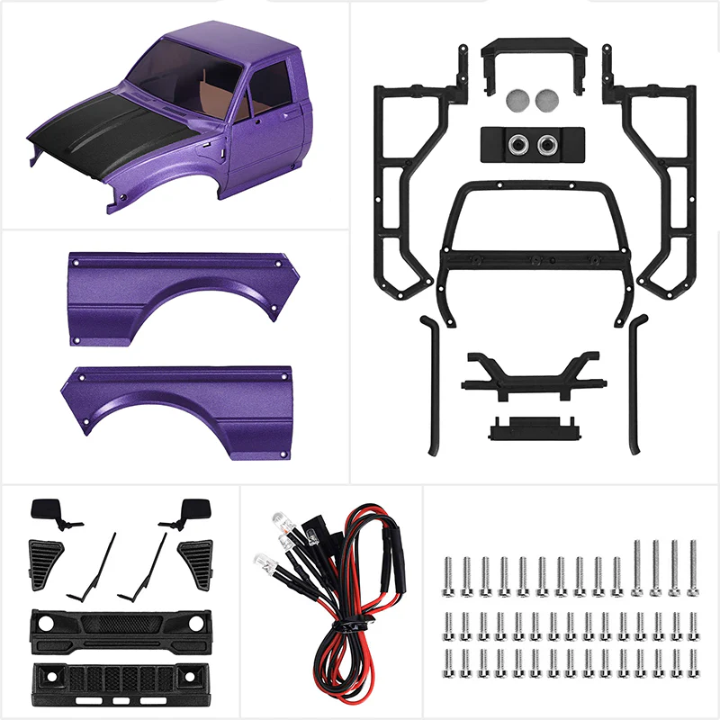 INJORA IR60-24 Pickup Hard Body for 1/24 SCX24 - Image 4