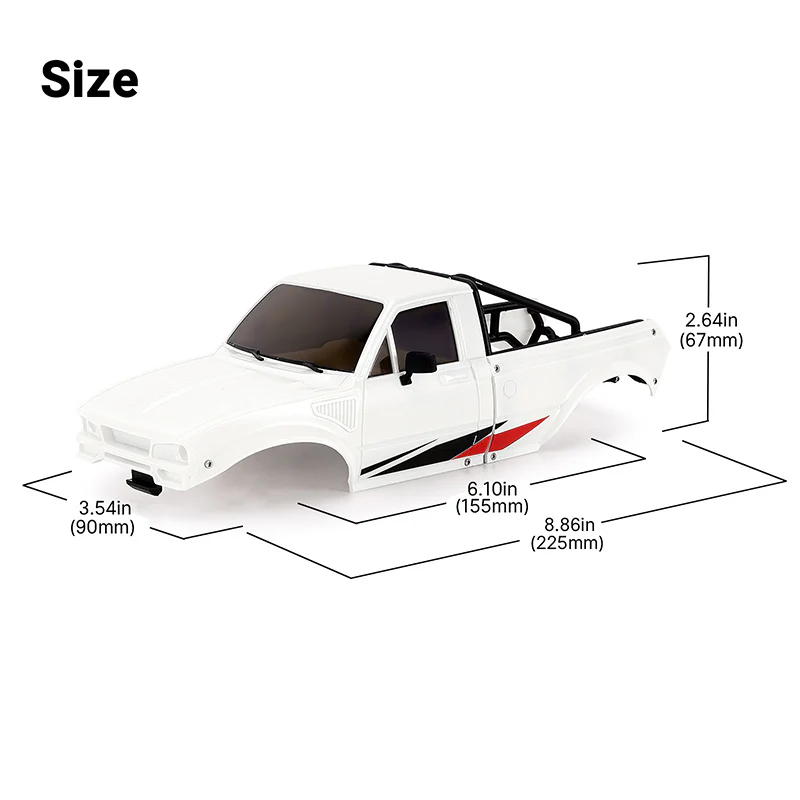 INJORA IR60-18 Body for 1/18 TRX4M Defender Bronco - Image 57