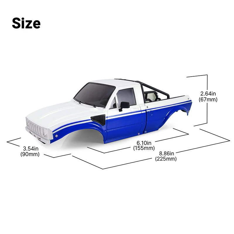 INJORA IR60-18 Body for 1/18 TRX4M Defender Bronco - Image 39