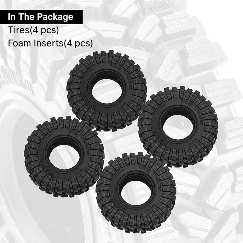 [US Warehouse] INJORA King Trekker 1.3" Tires (4) (70*27mm)(T1314) - Image 9