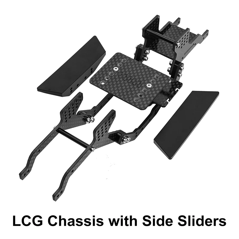 INJORA LCG Carbon Fiber Chassis Kit for 1/18 Redcat Ascent-18 - Image 8