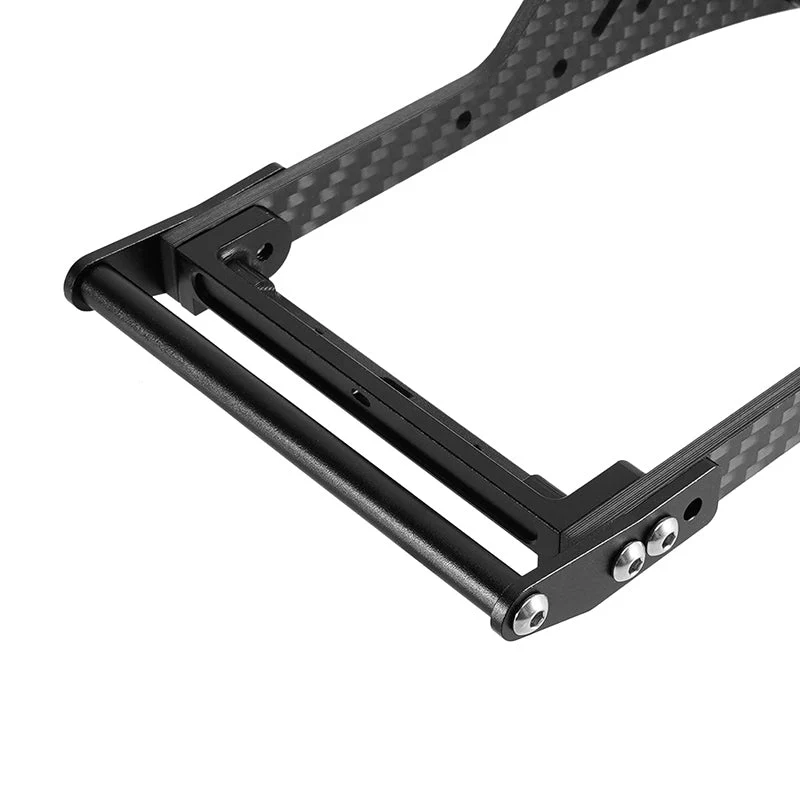 INJORA Center Mounted Transmission LCG Carbon Fiber Chassis Kit for 1/10 RC Crawlers (INC-10C) - Image 15