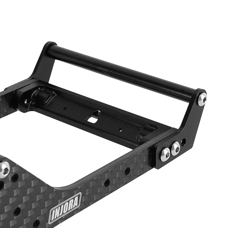 INJORA Center Mounted Transmission LCG Carbon Fiber Chassis Kit for 1/10 RC Crawlers (INC-10C) - Image 16