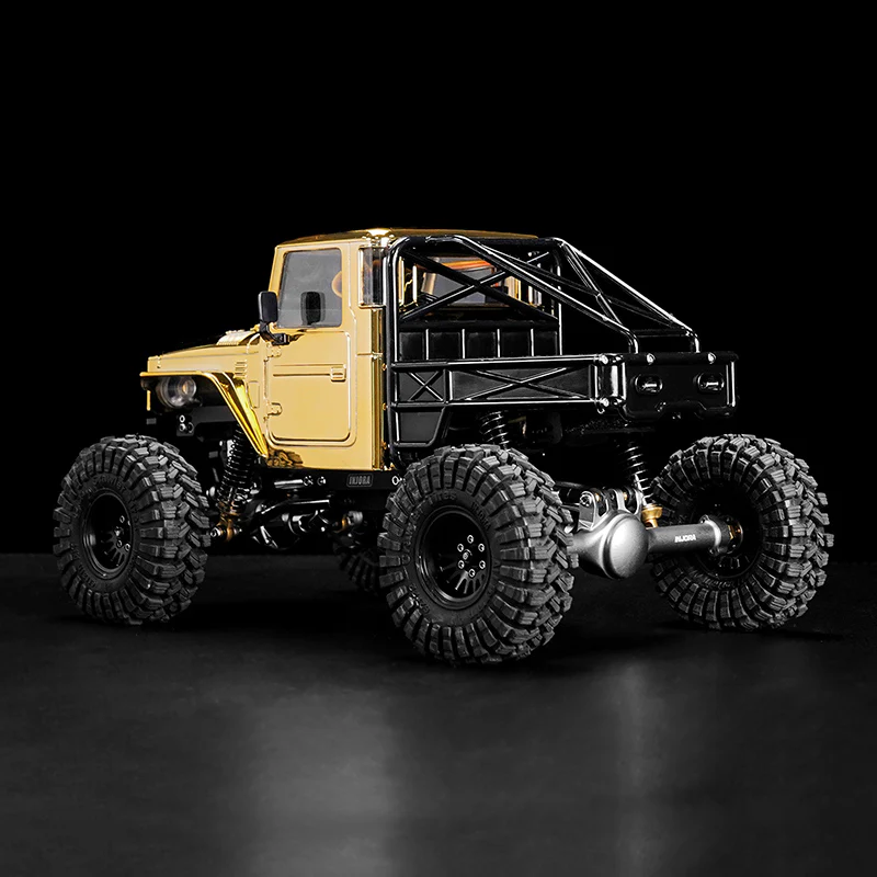 INJORA Limited Edition IR40-18 Half Truck Body for 1/18 TRX4M Defender Bronco (Gold) - Image 7