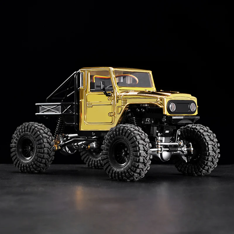 INJORA Limited Edition IR40-18 Half Truck Body for 1/18 TRX4M Defender Bronco (Gold) - Image 8