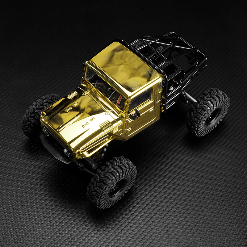 INJORA Limited Edition IR40-18 Half Truck Body for 1/18 TRX4M Defender Bronco (Gold) - Image 9