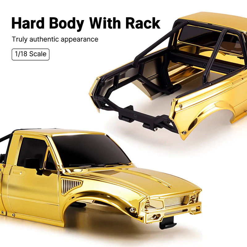 INJORA Limited Edition IR60-18 Body for 1/18 TRX4M (Gold) - Image 3