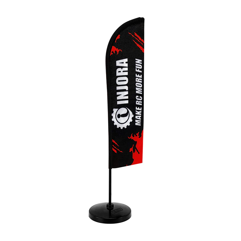 INJORA 1/18 LOGO Brand Display Flag with Stand - Image 11