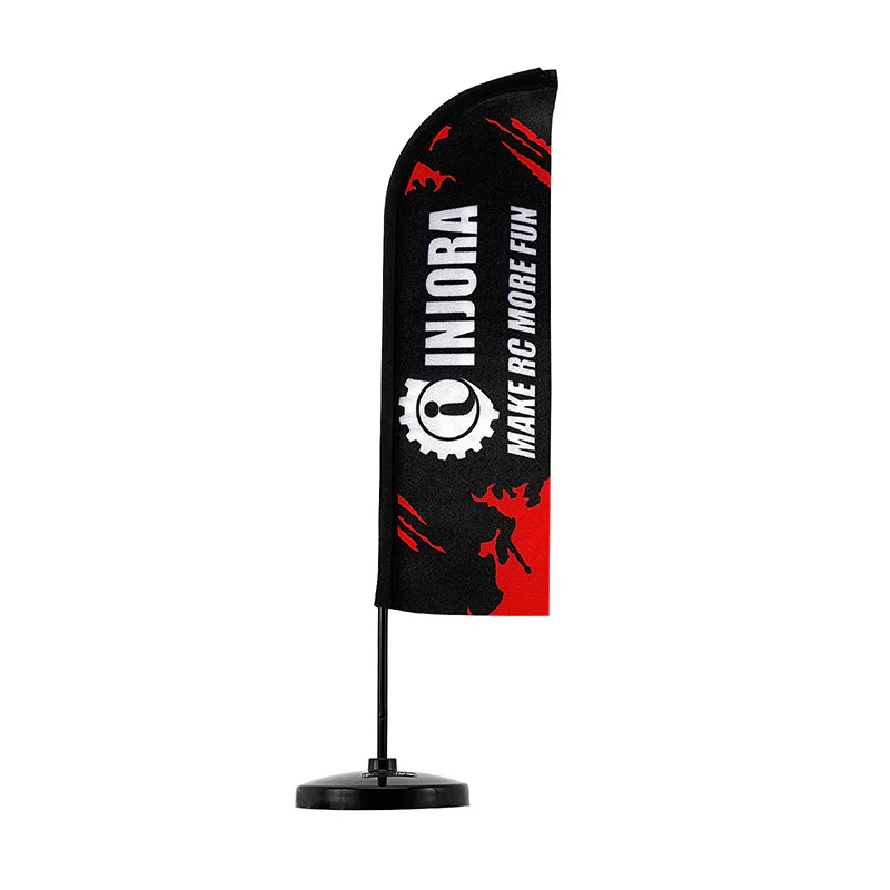 INJORA 1/18 LOGO Brand Display Flag with Stand - Image 12