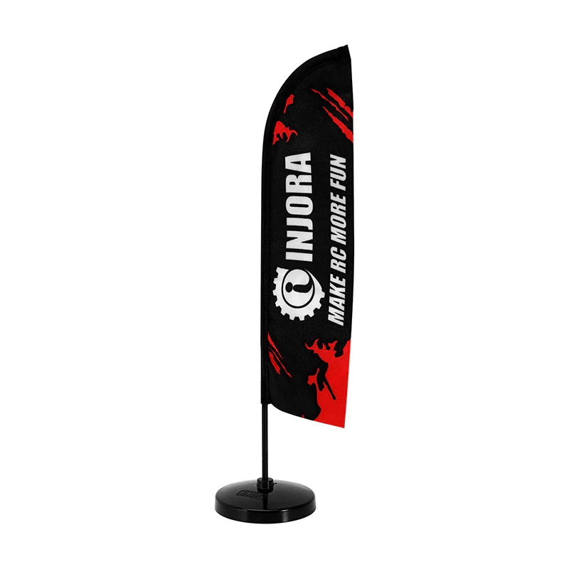 INJORA 1/18 LOGO Brand Display Flag with Stand - Image 9