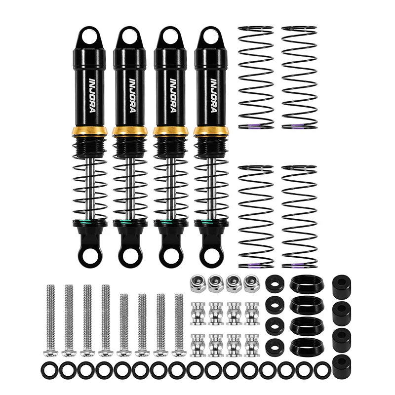 INJORA LS 59mm Aluminum Oil Shocks for 1/18 Redcat Ascent-18 HPI Venture18 - Image 12