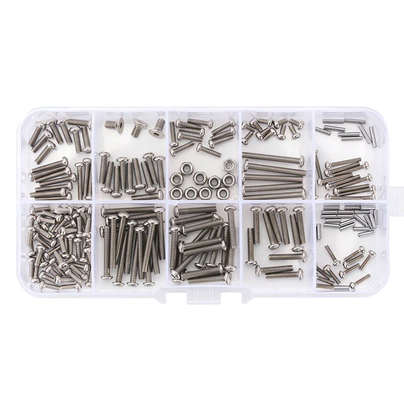 INJORA M1.6 M2 M2.5 Grade 12.9 Button Head Stainless Steel Screws Nuts for 1/18 TRX4M (4M-15) - Image 3