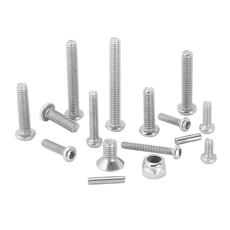 INJORA M1.6 M2 M2.5 Grade 12.9 Button Head Stainless Steel Screws Nuts for 1/18 TRX4M (4M-15) - Image 4