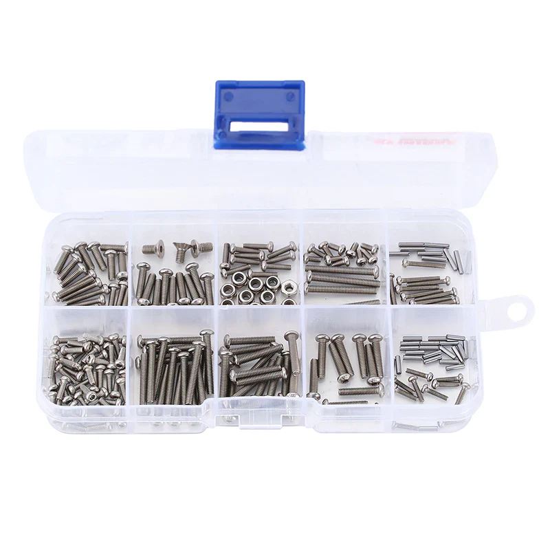 INJORA M1.6 M2 M2.5 Grade 12.9 Button Head Stainless Steel Screws Nuts for 1/18 TRX4M (4M-15) - Image 5