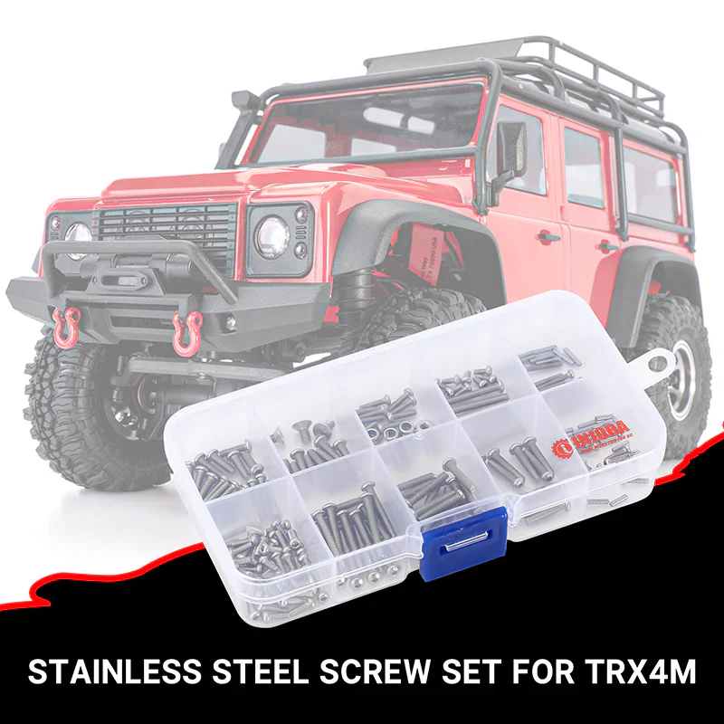 INJORA M1.6 M2 M2.5 Grade 12.9 Button Head Stainless Steel Screws Nuts for 1/18 TRX4M (4M-15) - Image 7