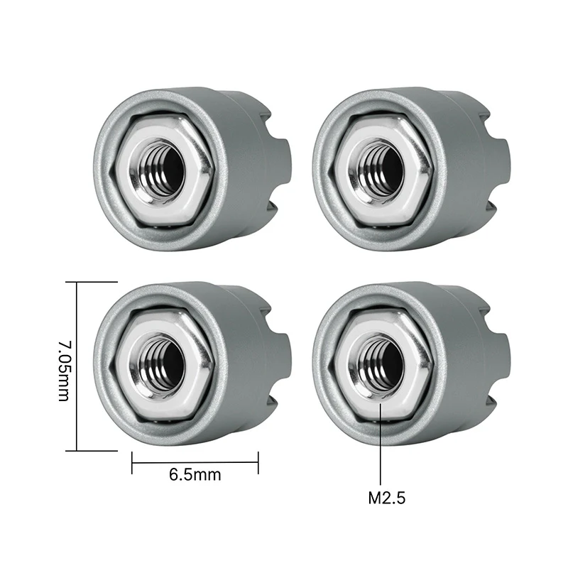 INJORA M2.5 Wheel Lock Nuts with Aluminum Cap for 1/18 TRX4M Ascent-18 - Image 11