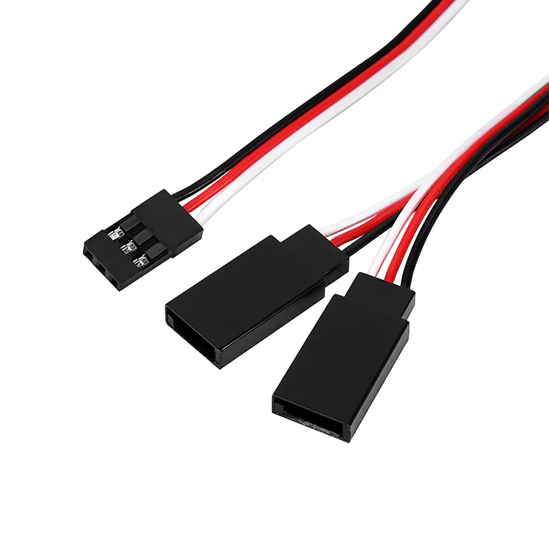 INJORA Magnetic Snap-on JR 1-to-2 Y Cable for RC Models - Image 4