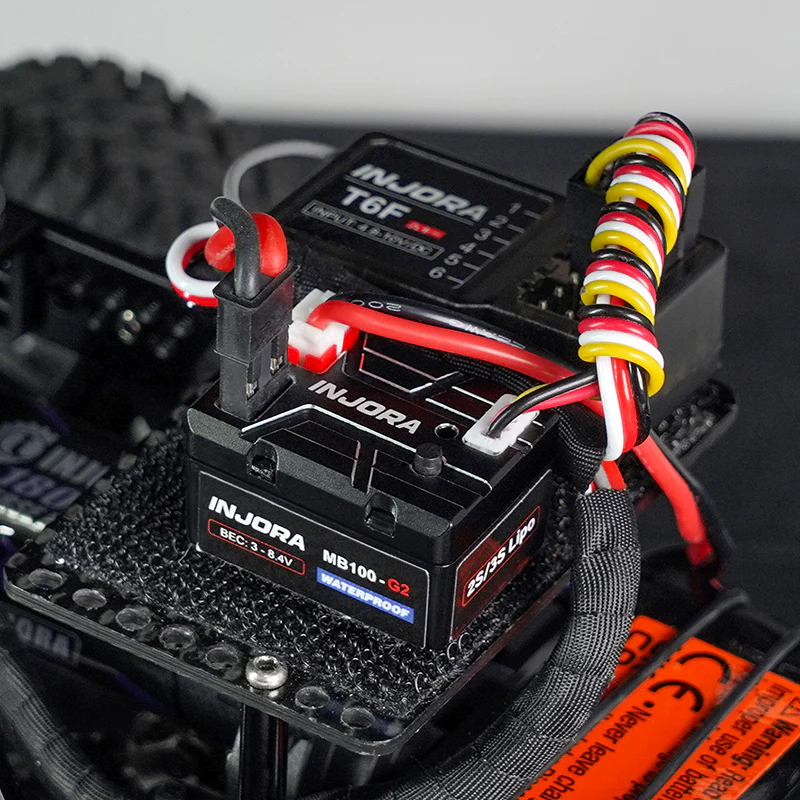 INJORA MB100 G2 Brushed ESC 40A for 1/24 1/18 RC Crawlers - Image 8