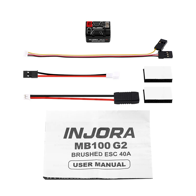 INJORA MB100 G2 Brushed ESC 40A for 1/24 1/18 RC Crawlers - Image 9