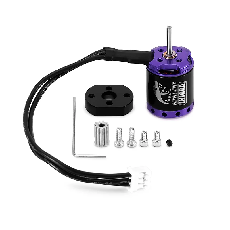 INJORA MBL32 G2 Waterproof Brushless ESC & 1721 Purple Viper Motor for 1/18 TRX4M Ascent-18 - Image 8