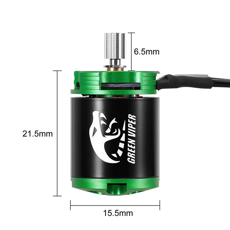 INJORA MBL32-NANO Brushless ESC & 1621 Green Viper Motor 4300KV for 1/30 SCX30 - Image 6
