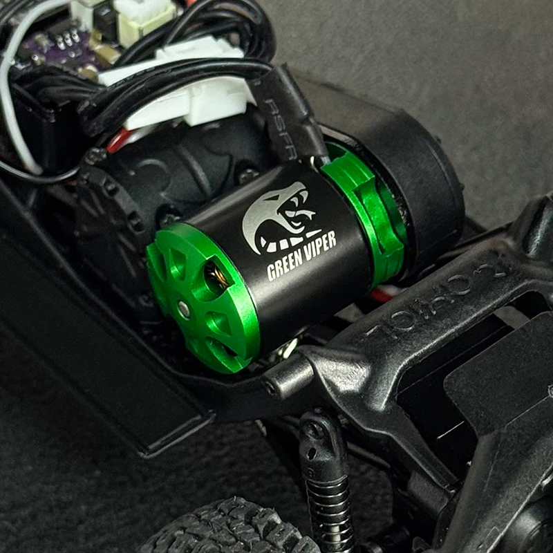 INJORA MBL32-NANO Brushless ESC & 1621 Green Viper Motor 4300KV for 1/30 SCX30 - Image 9