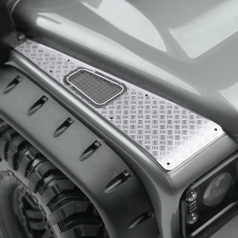 [Germany Clearance Deal] INJORA Metal Anti-skid Plate Intake Grille for Traxxas TRX4 Defender - Image 7