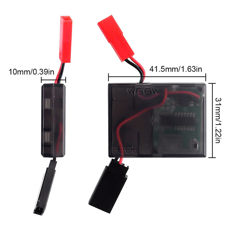 INJORA Metal Automatic Winch Wireless Remote Controller System for 1/10 RC Crawler - Image 15