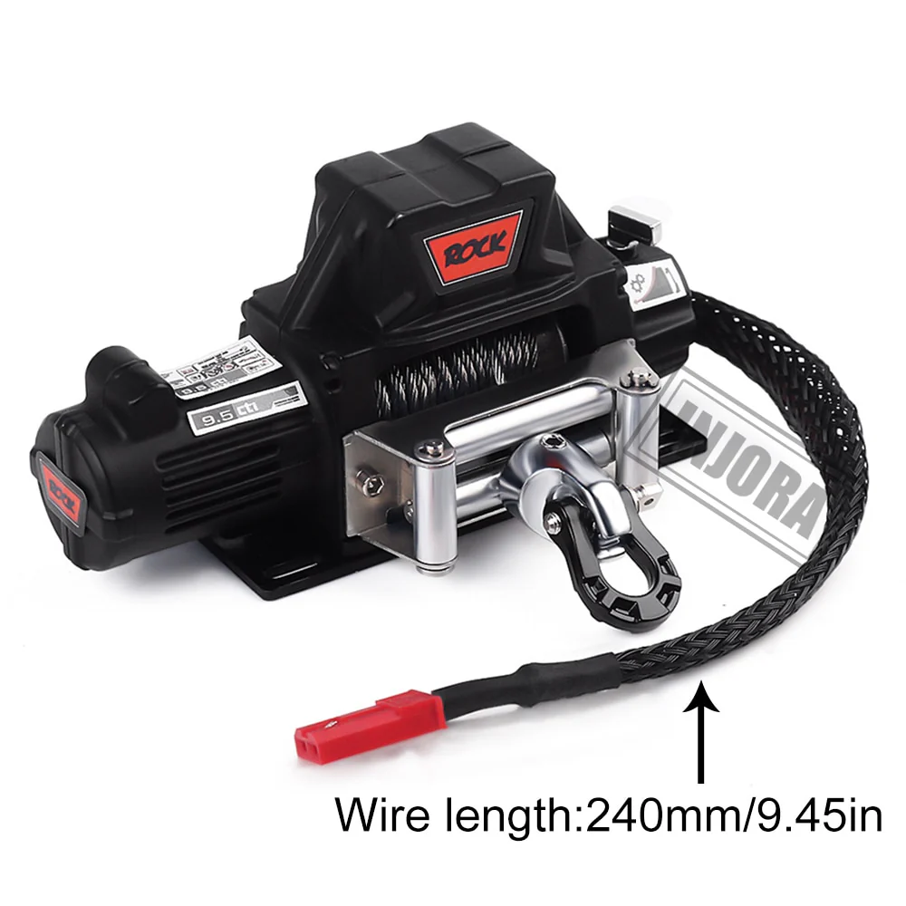 INJORA Metal Automatic Winch Wireless Remote Controller System for 1/10 RC Crawler - Image 3