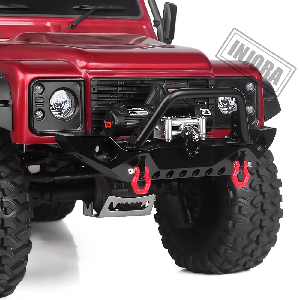 INJORA Metal Automatic Winch Wireless Remote Controller System for 1/10 RC Crawler - Image 5