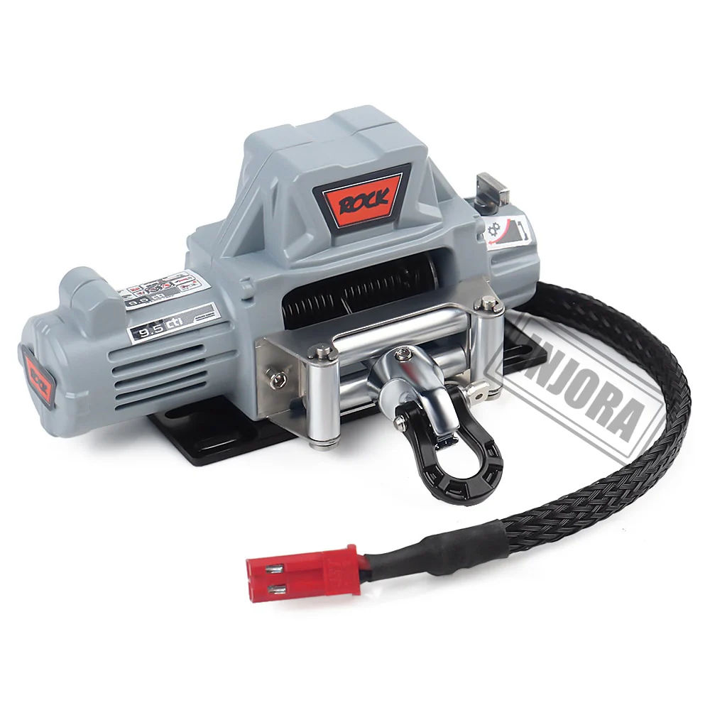 INJORA Metal Automatic Winch Wireless Remote Controller System for 1/10 RC Crawler - Image 7