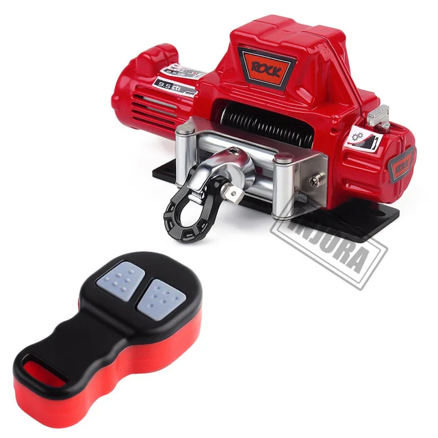 INJORA Metal Automatic Winch Wireless Remote Controller System for 1/10 RC Crawler - Image 9