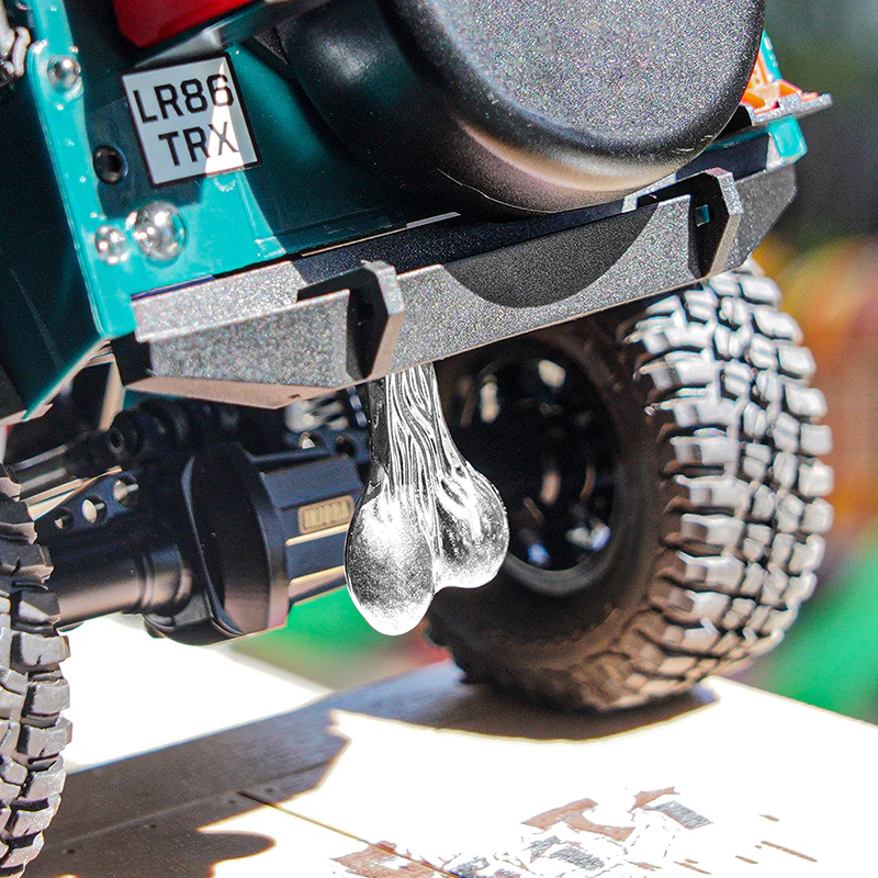 INJORA Metal Dangler Balls Truck Nuts for 1/18 1/24 RC Vehicles - Image 11