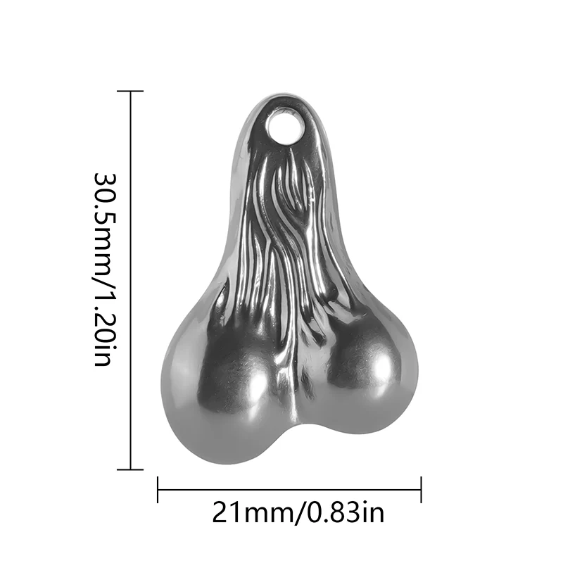 INJORA Metal Dangler Balls Truck Nuts for 1/18 1/24 RC Vehicles - Image 2