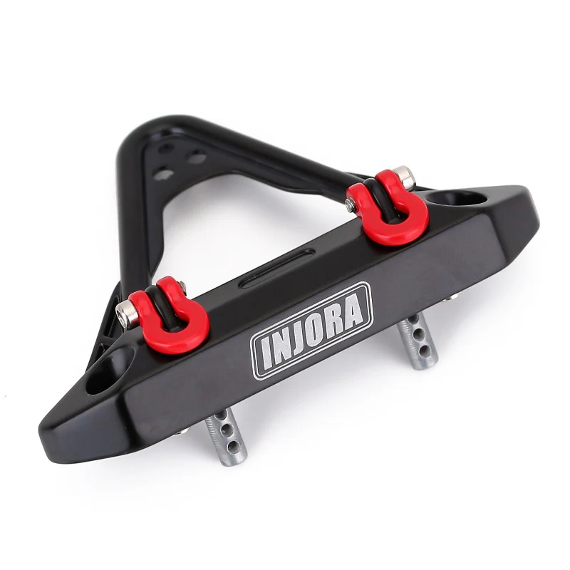 INJORA Metal Front Stinger Bumper with Lights for SCX24 Jeep Wrangler Gladiator - Image 5