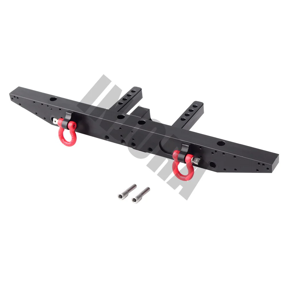 INJORA Metal Rear Bumper with D-rings for Traxxas TRX-4 - Image 3