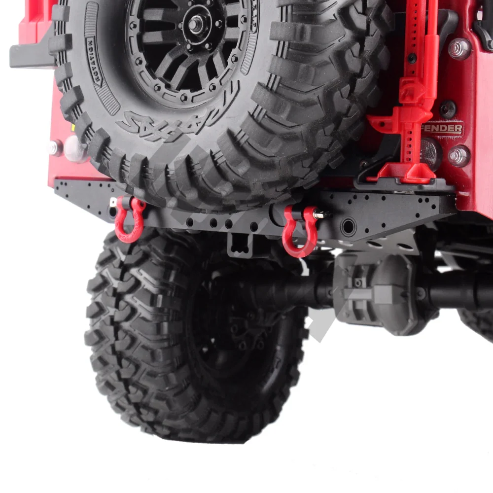 INJORA Metal Rear Bumper with D-rings for Traxxas TRX-4 - Image 9