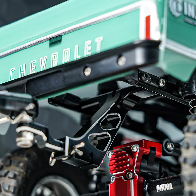 INJORA Metal Trailer with Aluminum Hitch Mount for 1/24 Axial SCX24 - Image 17