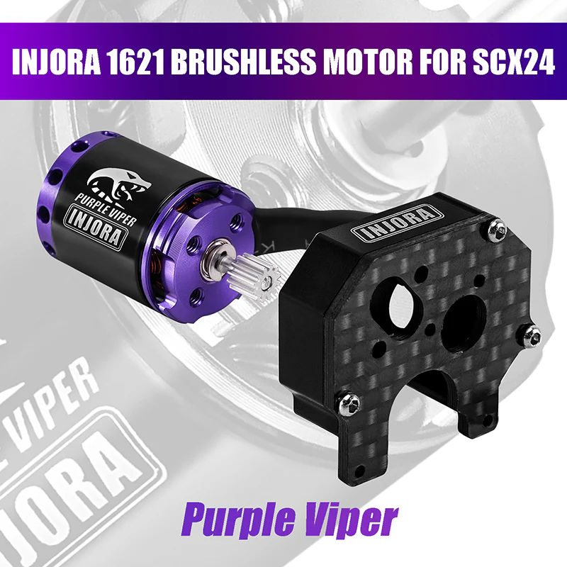 INJORA Purple Viper 1721 Brushless Motor for 1/24 SCX24 - Image 9