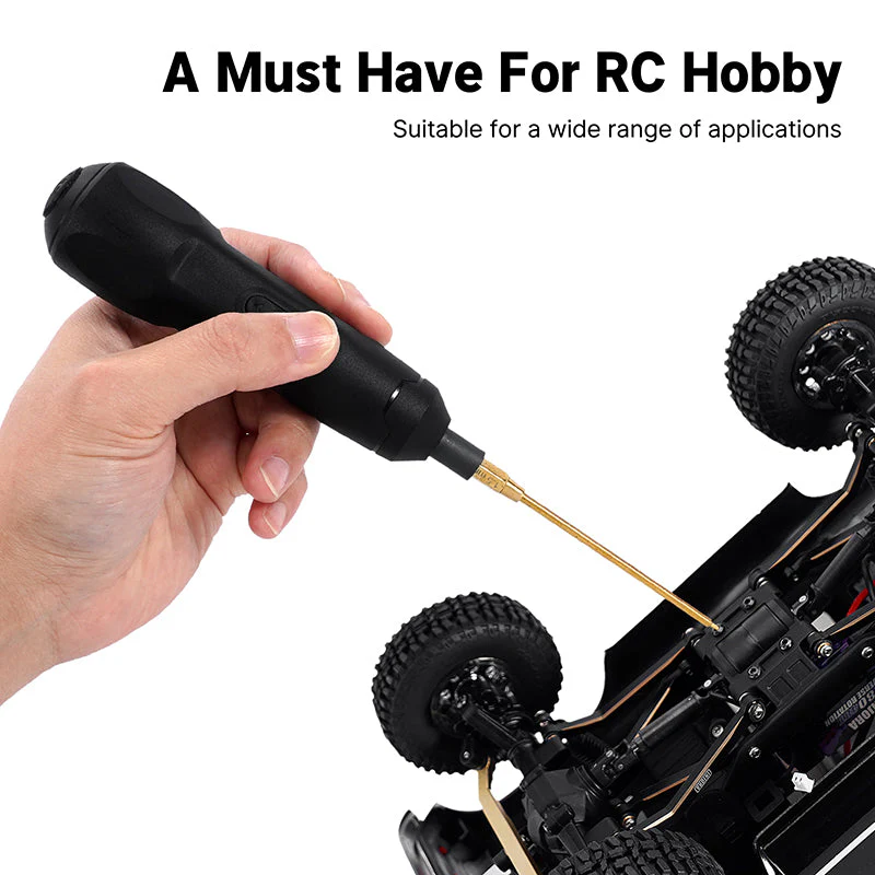 INJORA Mini Cordless Electric Screwdriver Set for 1/18 1/24 RC Crawler - Image 9