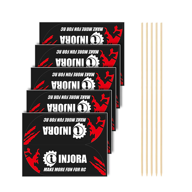 INJORA 5pcs Mini Feather Flags for 1/18 1/24 RC Crawlers - Image 2
