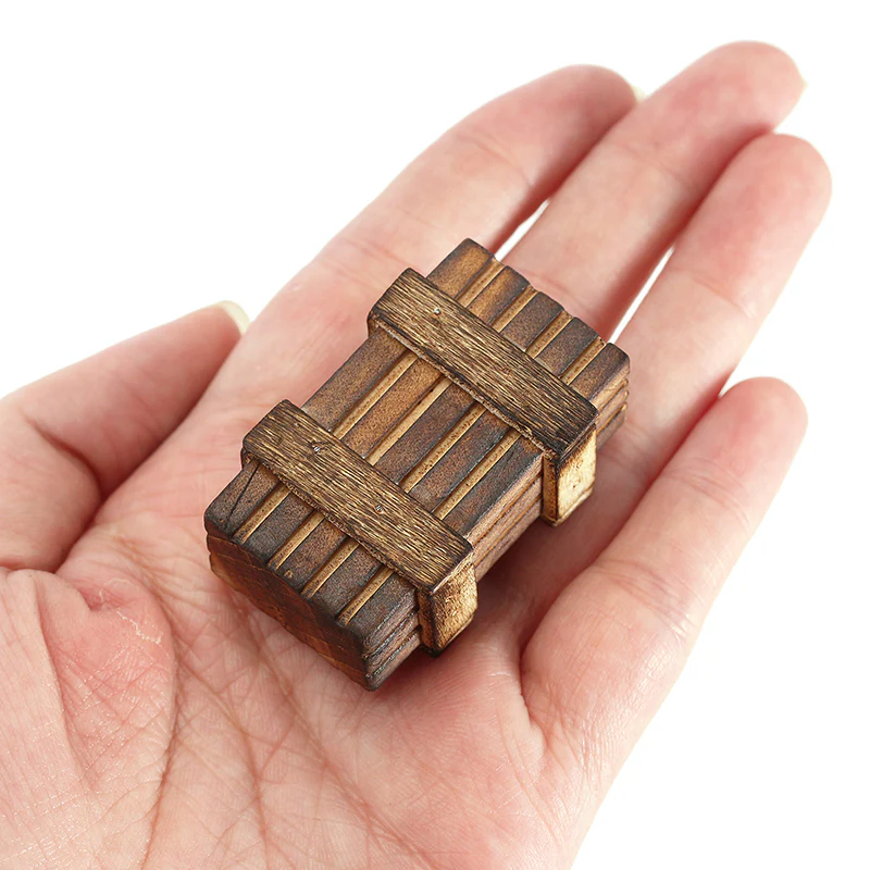INJORA Mini Wooden Box Decoration Scale Accessories for 1/18 1/24 RC Crawlers - Image 5