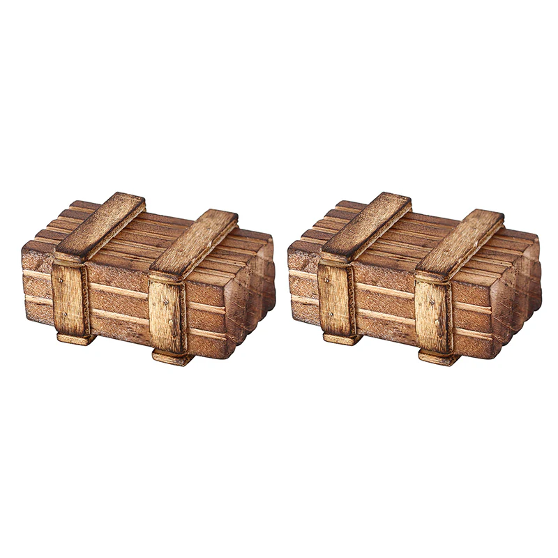 INJORA Mini Wooden Box Decoration Scale Accessories for 1/18 1/24 RC Crawlers - Image 6