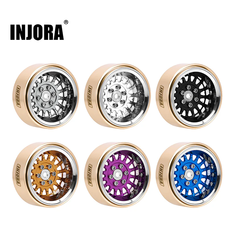 INJORA 1.3" ModuWheel -4.05mm Offset Wheels for Micro Crawlers(W1316)